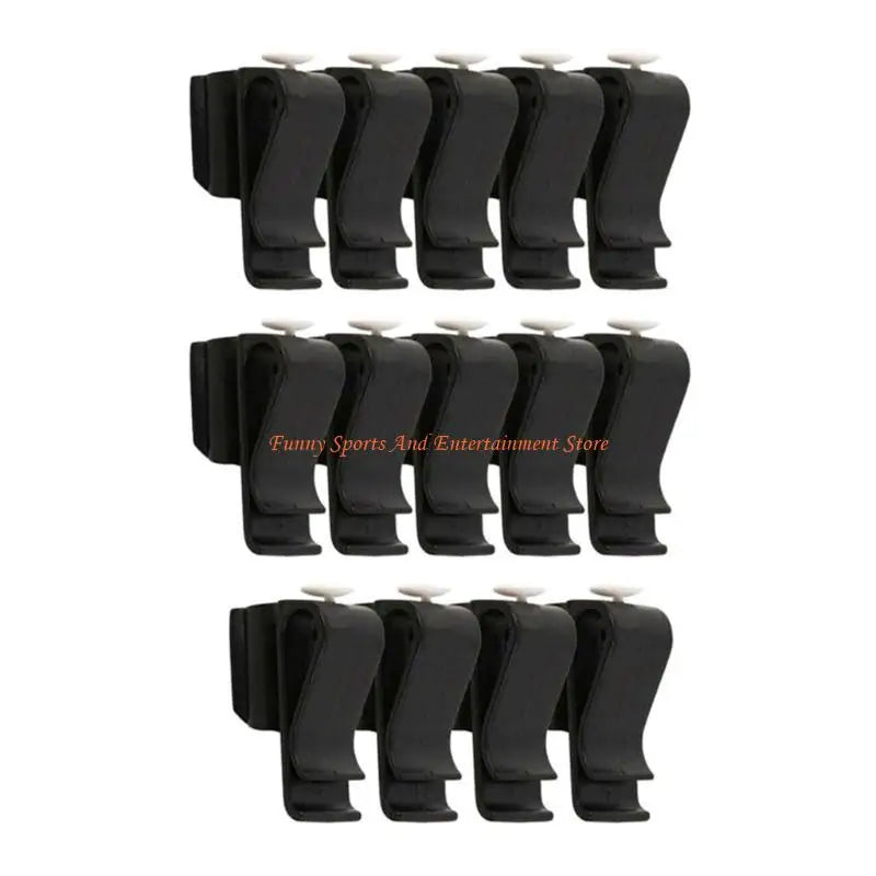 C4DE 14Pcs Golf Club Bag Clips On Putter Clamp Holder Black Putting Clip